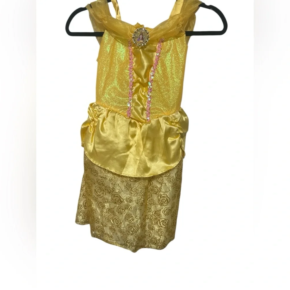 Disney Princess Belle Dress In Girls Size  4 - 6x